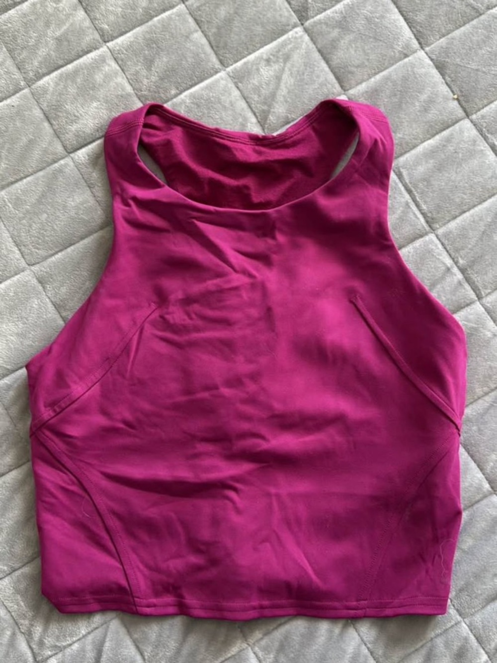 lululemon athletica magenta racerback tank top